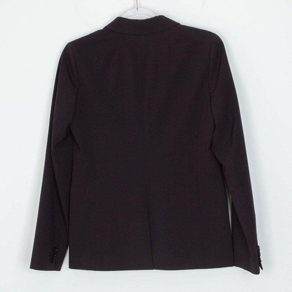 J. Crew Mercantile Womens Classic Work Blazer‎ Size 2 Black Single Breast Career - Picture 8 of 10